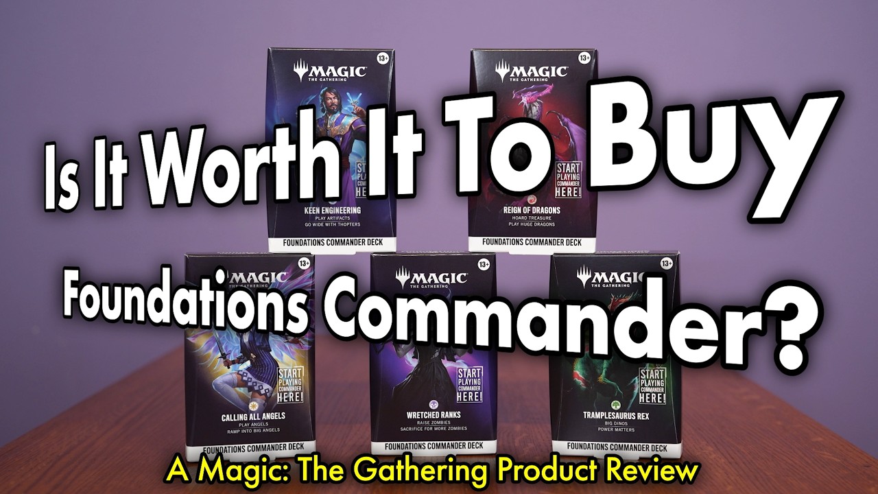 Is it Worth It To Buy A Foundations Commander Deck? | Magic: The Gathering