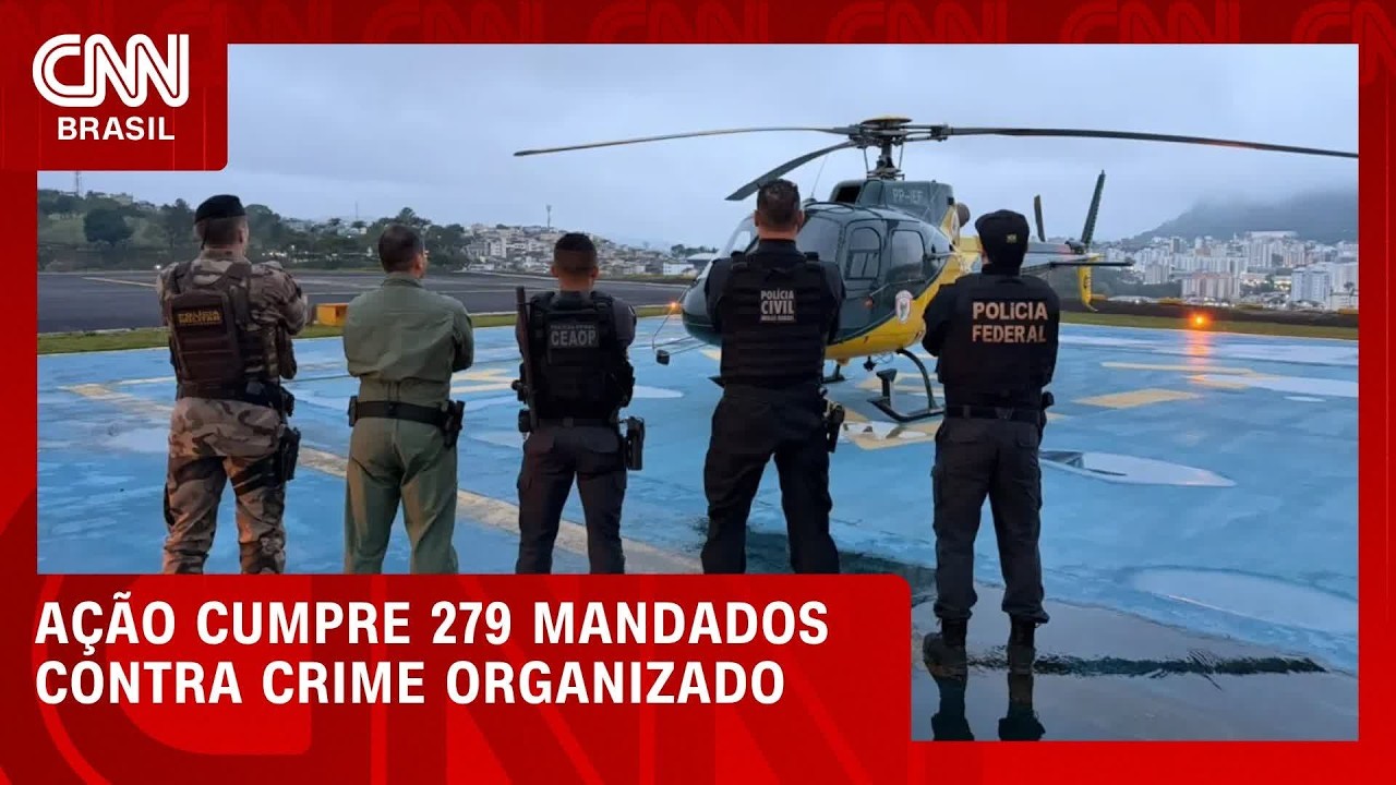Crime organizado: Megaoperação mira 106 suspeitos e bloqueia R$ 508 milhões | LIVE CNN