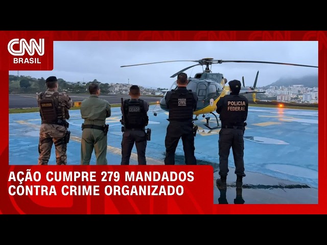 Crime organizado: Megaoperação mira 106 suspeitos e bloqueia R$ 508 milhões | LIVE CNN