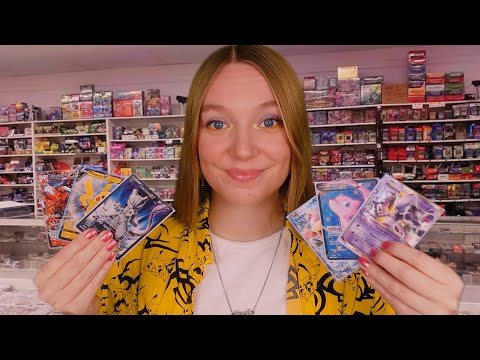 ASMR Pokemon Card Store Roleplay (Whispered)
