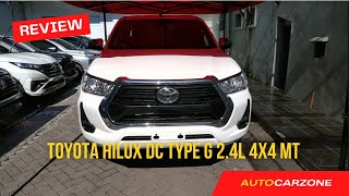Review Toyota Hilux Double Cabin Type G 4x4 Manual Terbaru 2022 - Indonesia