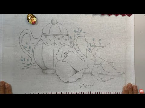Roberto Ferreira - New Project - Teapot with Roses - Part 1