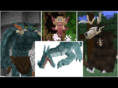 THIS ADDON IS VERY GOOD!  Mythological Creatures |  Minecraft PE 1.16 (Bedrock)