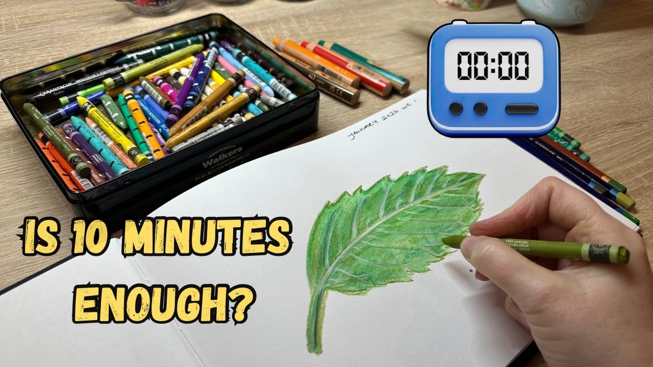 My Essential Pencil Case Revealed For 10 Minute Sketchbook Sessions!