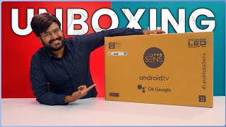 Sens 32 Inch Android Tv under ₹9000🔥 Unboxing & Review👍💯