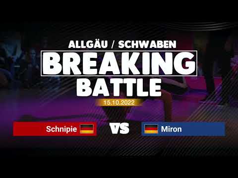 Allgäu/Schwaben Battle 2022 | 1vs1 Juniors | 3rd Place – Schnipie -VS- Miron
