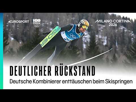 Deutsche Enttäuschung auf der Schanze | Olympia 2026 | Nordische Kombination | Skispringen | Männer