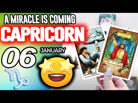 Capricorn ♑❎A MIRACLE IS COMING❎ horoscope for today JANUARY 6 2026 ♑ #capricorn tarot JANUARY