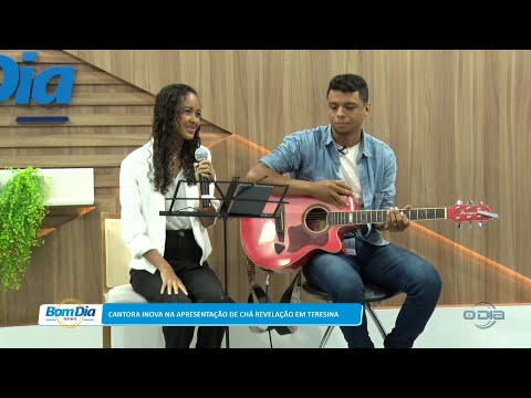 Cantora inova na apresentação de Chá Revelação em Teresina 14 02 2023