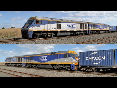 7922V SCT / SBR / WCL Container Train Departs Gheringhap Loop  (24/3/2022) - PoathTV Railways