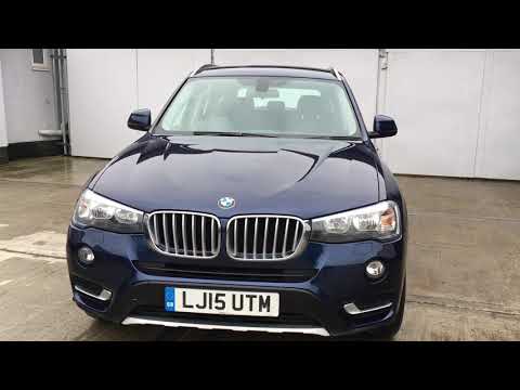 2015/15 BMW X3 2.0d x-Drive x-Line finished in Deep Sea Blue