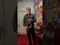 Chris Potter checking out the Heidinga Saxophone Neck