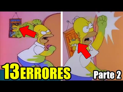 13 Errores Que no Notaste de los Simpsons Parte 2