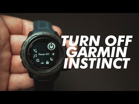 Turn off Garmin Instinct | Restart Watch | Easy