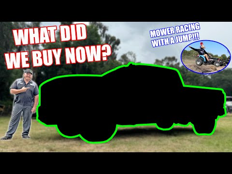 Our NEW Shop Truck!!! What Did We Get?? + We Enter Into Some Backyard Mower Races... Can We Win?