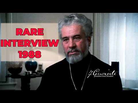 FR. GEORGE CALCIU: A Rare Interview 1988. Multilingual subtitles.  #frgeorgecalciu #gheorghecalciu