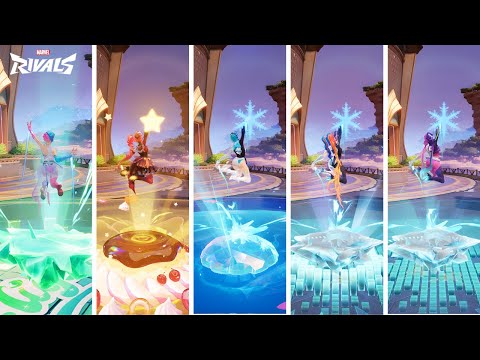 ALL Luna Snow Legendary Skins Comparison | Marvel Rivals