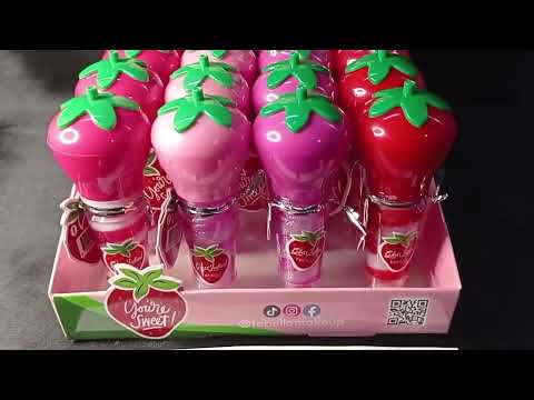 LIP GLOSS MORANGO FEBELLA BOX COM 24 UN