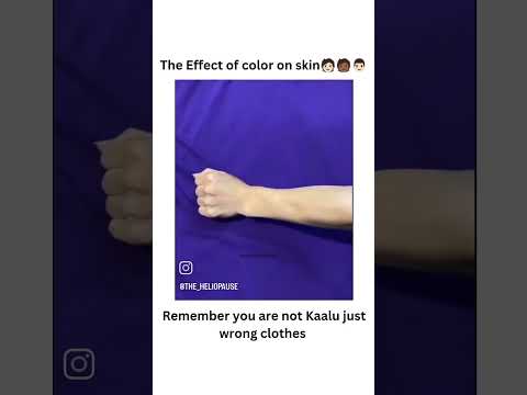 good skin colour but wrong clothes 😎 #fashion #knowledge #color #dailyshort