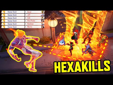 MARVEL RIVALS But Only INSANE HEXAKILLS...