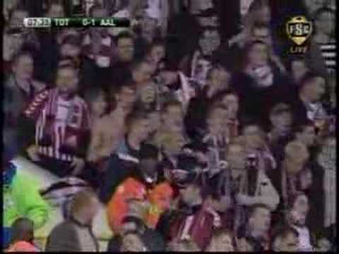 AaB Fan at White Hart Lane