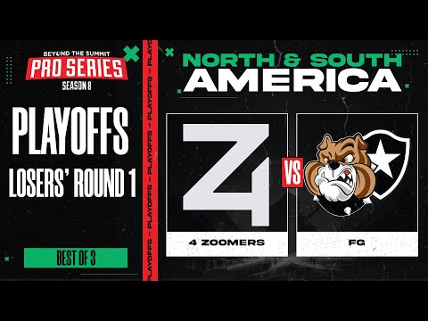 4 Zoomers vs FG Game 1 - BTS Pro Series 8 AM: Playoffs w/ Kmart & ET