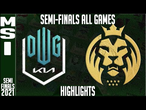 DK vs MAD Highlights ALL GAMES | MSI 2021 Semi-finals Day 13 | Damwon KIA vs MAD Lions