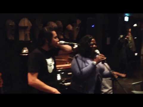 Germaine, Songgaar & Sebbe performing @ Earth Bar, Hotel Hellsten, Stockholm, Sweden, planet Earth