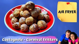 FRIGGITRICE AD ARIA: CASTAGNOLE - AIR FRYER: CARNIVAL FRITTERS