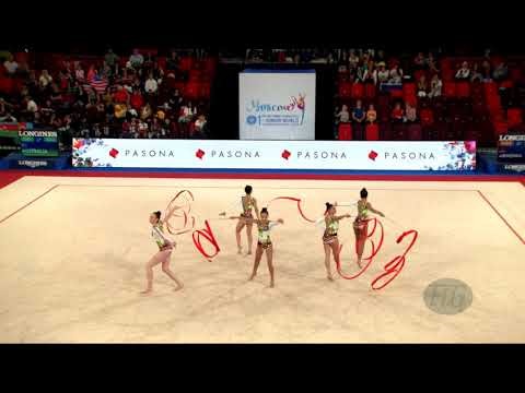 Australia (AUS) - 2019 Rhythmic Junior Worlds, Moscow (RUS) - Qualifications 5 Ribbons