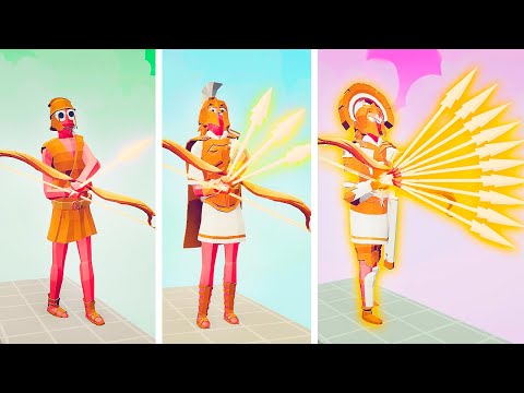 EVOLUTION OF LIGHT SUPER ARCHER | TABS Totally Accurate Battle Simulator