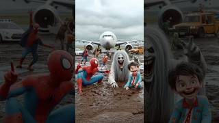 Download lagu Spidey’s Flight Landed in a Horror Movie ✈️👻🧟‍♂️#spiderman #avangers #shorts mp3