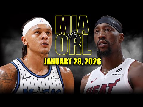 Miami Heat vs Orlando Magic Full Game Highlights – January 28, 2026 | NBA Season