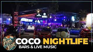 NIGHTLIFE WALK COCO 🥂 Bars, Restaurants & Loud Noises #costarica