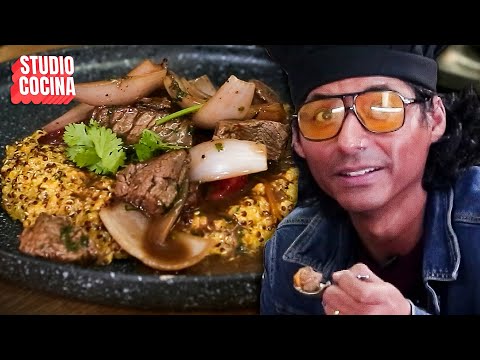 Quinotto con Lomo Saltado Receta con el Grillo I Studio Cocina