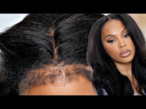 4C EDGES ON A WIG | THE MOST NATURAL HAIRLINE ON A WIG...