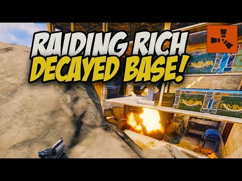 The Richest Decayed Base I've Ever Raided! - Rust Solo Survival Gameplay