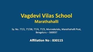 Vagdevi Vilas School Video