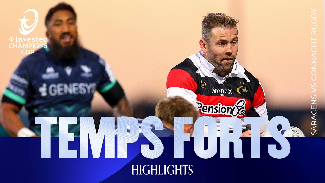 Temps Forts - Connacht Rugby v Saracens | Investec Champions Cup 2026/27