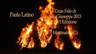 preview picture of video 'Gran Falò di San Giuseppe 18 Mar 2015 a Mattinata (FG)'