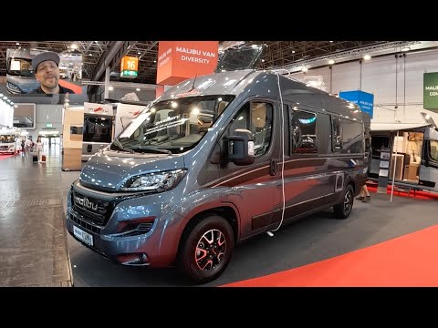 Malibu Diversity Van 600 DB K Camper Van RV by Carthago Camping car Fiat walkaround + interior V0567