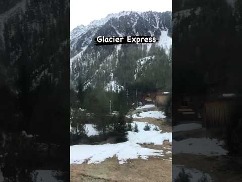 Glacier Express, Zermatt to St Moritz #switzerland_vacations #travel #glacierexpress #switzerland