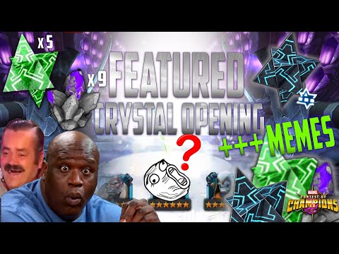 5 and 6 Star Featured Crystals Opening + 6 Star Nexus | Sooo LUCKY | Marvel Contest Of Champions