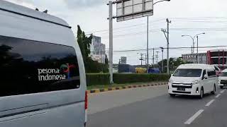 Convoy Hiace Boavistarentcar di Semarang – Kampanye Tidak Takut Virus Corona