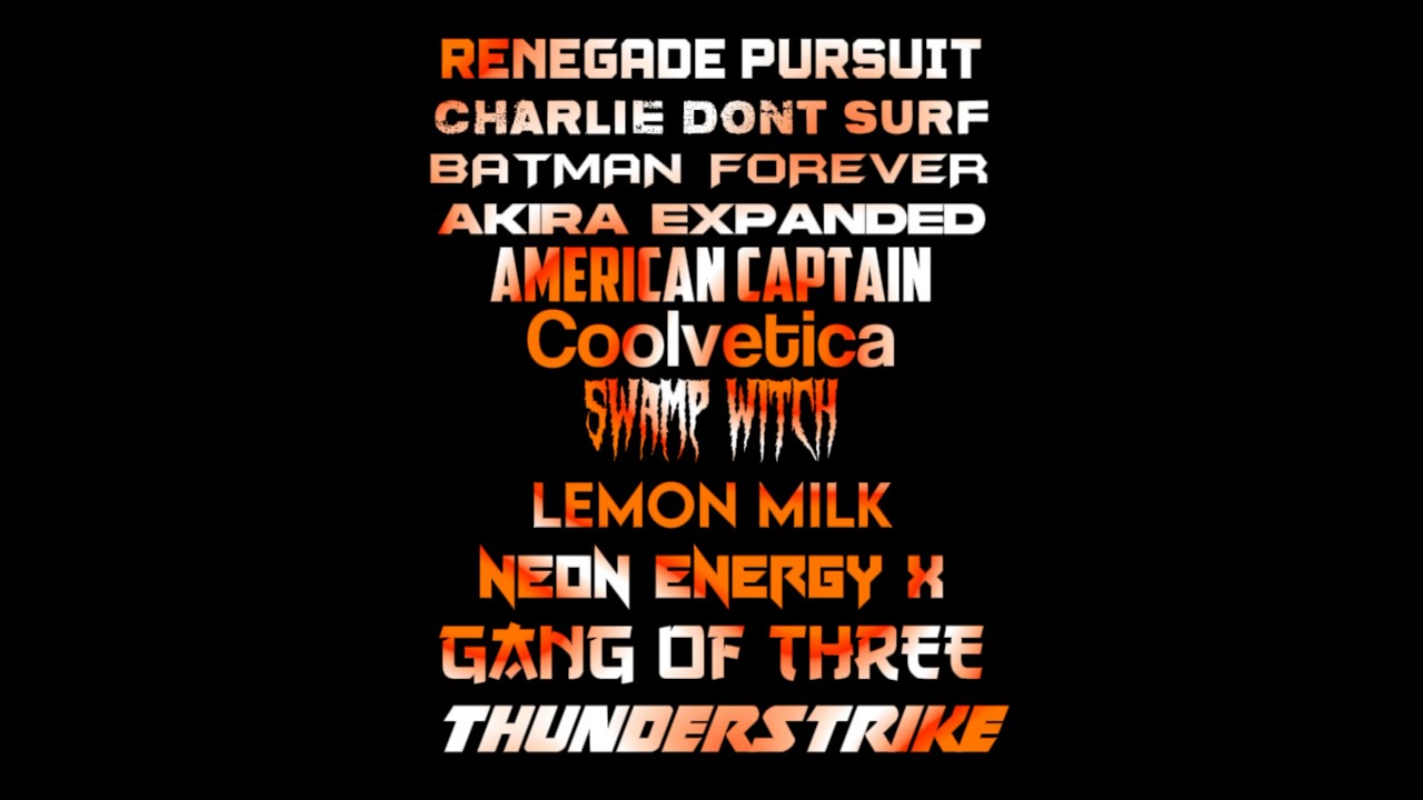 🔥🗿MY FONT MEGAPACK🗿🔥 All fonts free on DaFont.com