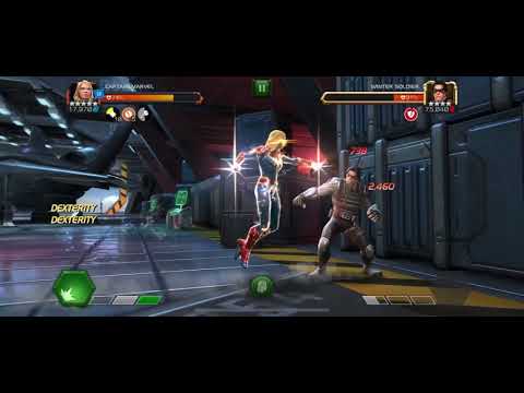 MCOC Captain Marvel Movie vs ROL Winter soldier and Captain Marvel 60hits,68 hits