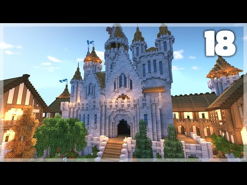 Minecraft: How to Build a Medieval Castle | Huge Medieval Castle Tutorial - Part 18