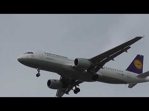 Lufthansa Airbus A320-211 D-AIPL "Ludwigshafen am Rhein" Final Approach at Berlin Tegel Airport