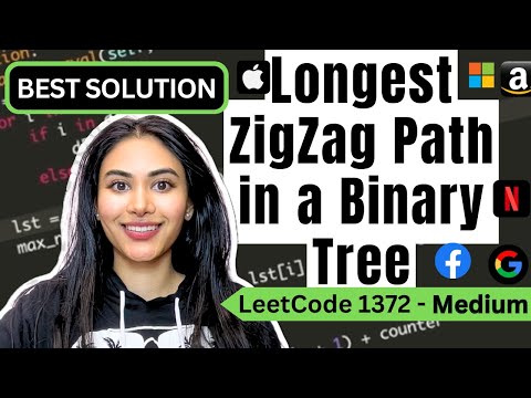 Longest ZigZag Path in a Binary Tree - Python #leetcode #leetcode75