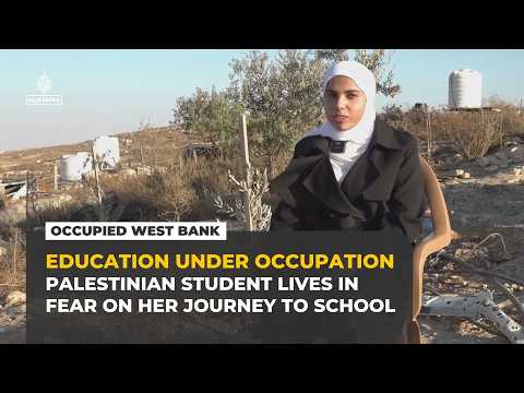‘We live life in fear’: Palestinian girl faces Israeli settler pogroms going to school